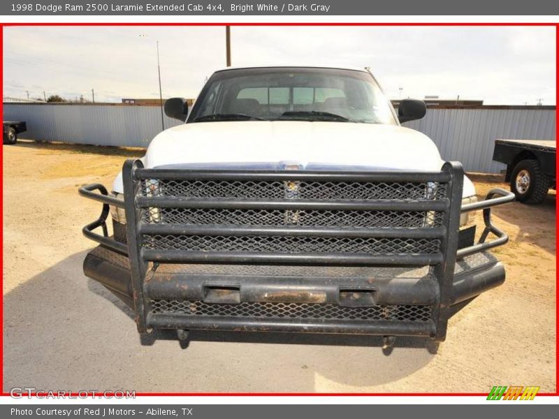 Bright White / Dark Gray 1998 Dodge Ram 2500 Laramie Extended Cab 4x4