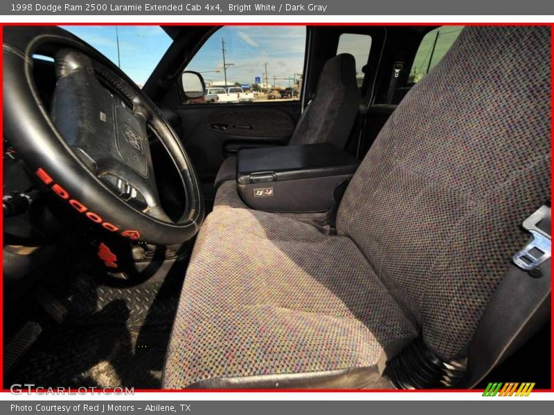 Bright White / Dark Gray 1998 Dodge Ram 2500 Laramie Extended Cab 4x4