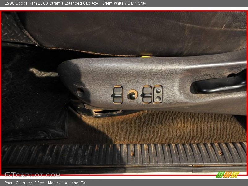 Bright White / Dark Gray 1998 Dodge Ram 2500 Laramie Extended Cab 4x4