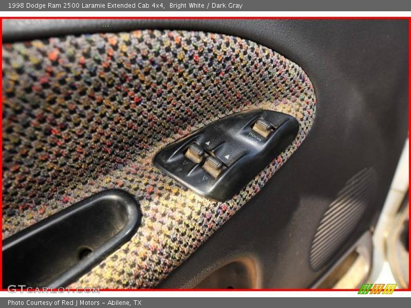 Bright White / Dark Gray 1998 Dodge Ram 2500 Laramie Extended Cab 4x4