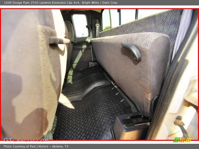 Bright White / Dark Gray 1998 Dodge Ram 2500 Laramie Extended Cab 4x4