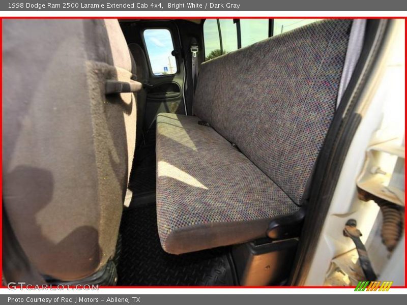 Bright White / Dark Gray 1998 Dodge Ram 2500 Laramie Extended Cab 4x4