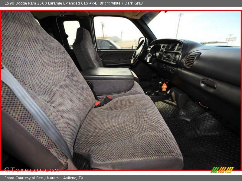 Bright White / Dark Gray 1998 Dodge Ram 2500 Laramie Extended Cab 4x4