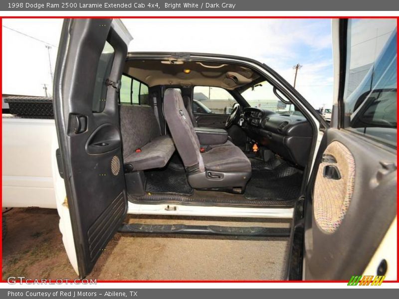 Bright White / Dark Gray 1998 Dodge Ram 2500 Laramie Extended Cab 4x4