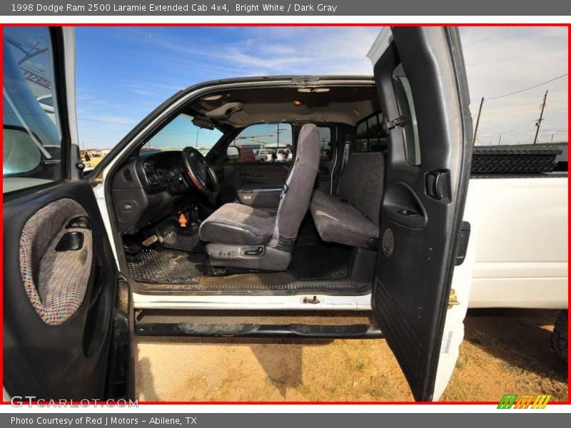Bright White / Dark Gray 1998 Dodge Ram 2500 Laramie Extended Cab 4x4