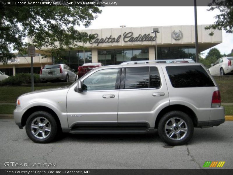Silver Birch Metallic / Dove Grey 2005 Lincoln Aviator Luxury AWD
