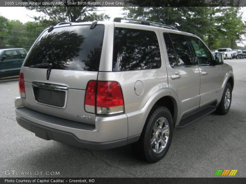 Silver Birch Metallic / Dove Grey 2005 Lincoln Aviator Luxury AWD