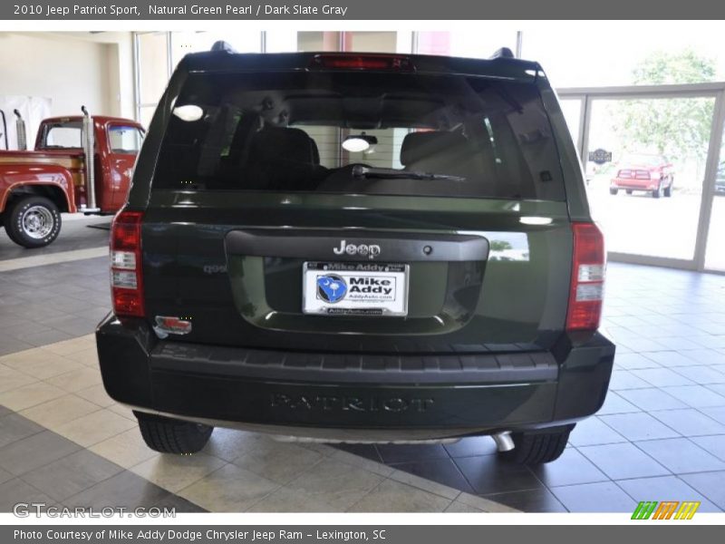 Natural Green Pearl / Dark Slate Gray 2010 Jeep Patriot Sport