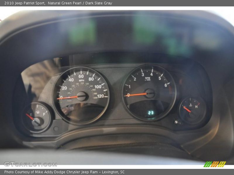 Natural Green Pearl / Dark Slate Gray 2010 Jeep Patriot Sport