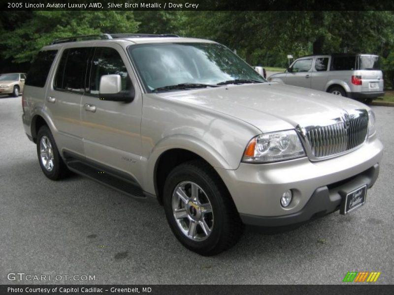 Silver Birch Metallic / Dove Grey 2005 Lincoln Aviator Luxury AWD