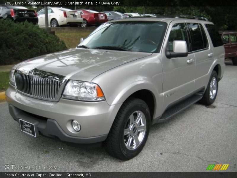 Silver Birch Metallic / Dove Grey 2005 Lincoln Aviator Luxury AWD