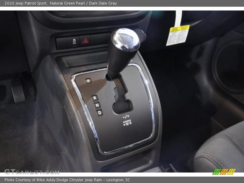 Natural Green Pearl / Dark Slate Gray 2010 Jeep Patriot Sport