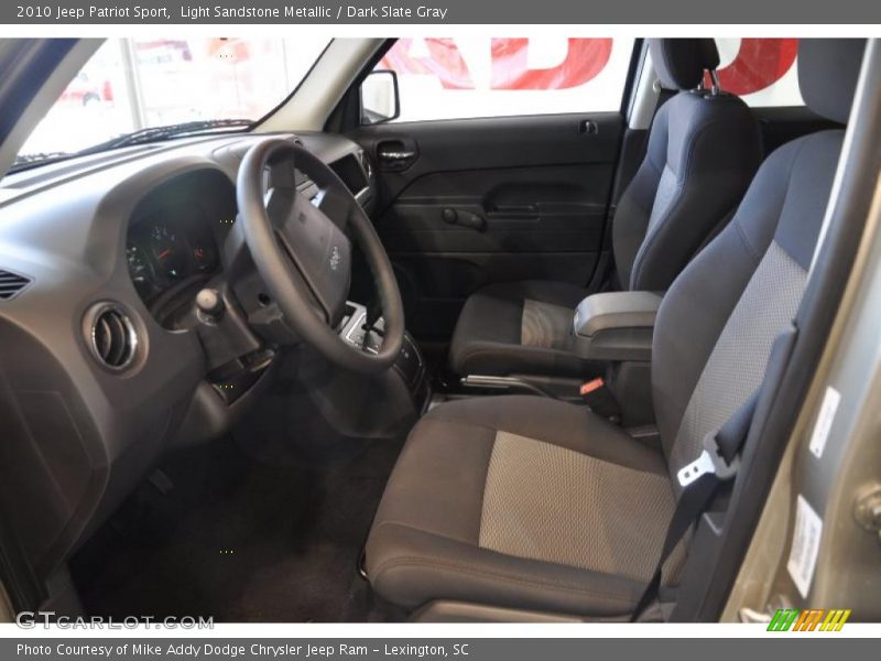Light Sandstone Metallic / Dark Slate Gray 2010 Jeep Patriot Sport