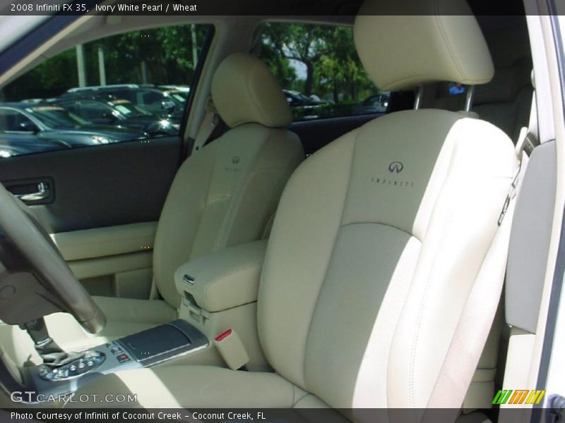 Ivory White Pearl / Wheat 2008 Infiniti FX 35