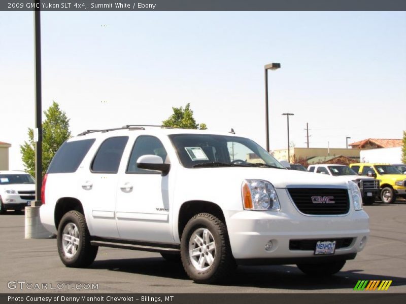 Summit White / Ebony 2009 GMC Yukon SLT 4x4