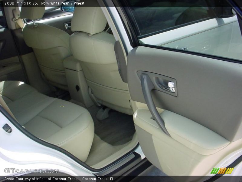 Ivory White Pearl / Wheat 2008 Infiniti FX 35