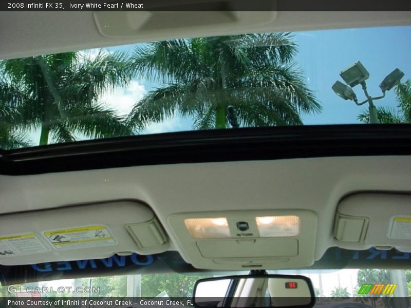 Ivory White Pearl / Wheat 2008 Infiniti FX 35