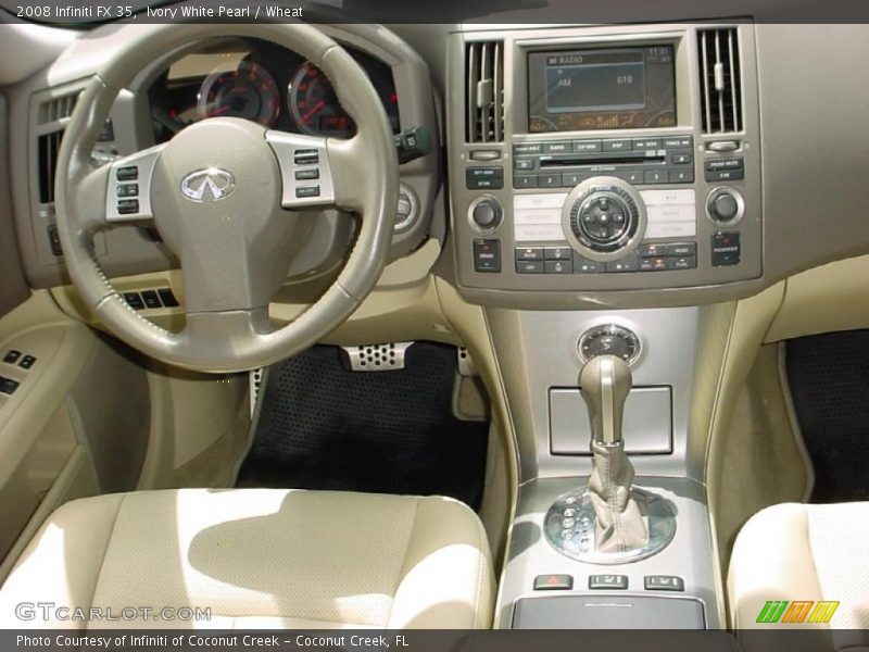 Ivory White Pearl / Wheat 2008 Infiniti FX 35