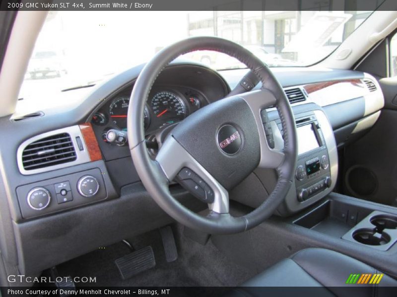 Summit White / Ebony 2009 GMC Yukon SLT 4x4