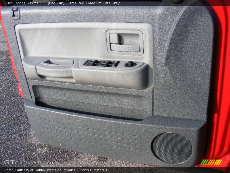 Flame Red / Medium Slate Gray 2005 Dodge Dakota SLT Quad Cab