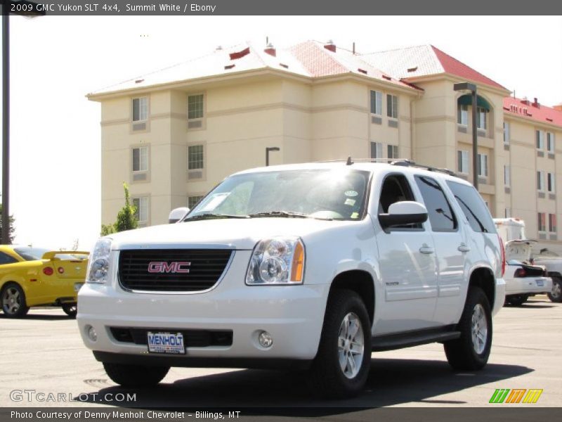 Summit White / Ebony 2009 GMC Yukon SLT 4x4