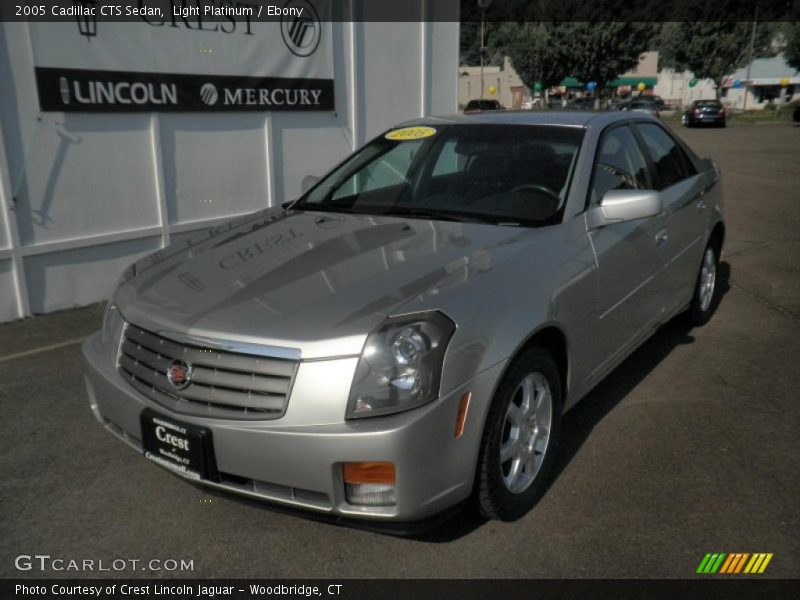 Light Platinum / Ebony 2005 Cadillac CTS Sedan