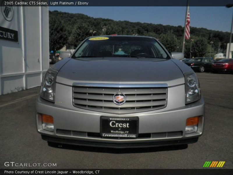 Light Platinum / Ebony 2005 Cadillac CTS Sedan