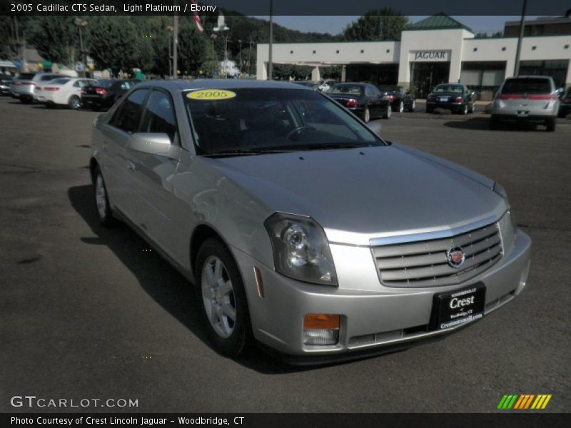 Light Platinum / Ebony 2005 Cadillac CTS Sedan