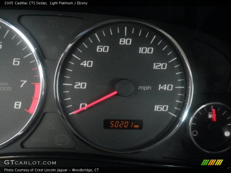 Light Platinum / Ebony 2005 Cadillac CTS Sedan