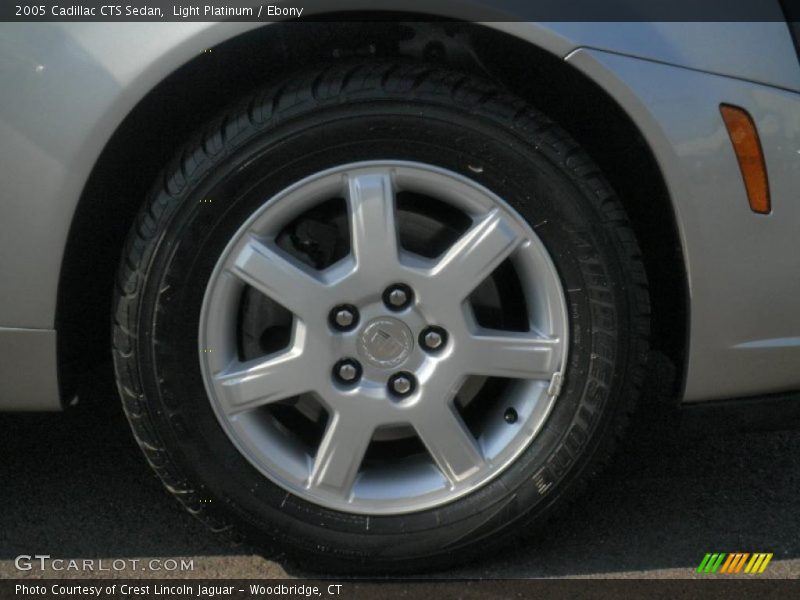 Light Platinum / Ebony 2005 Cadillac CTS Sedan