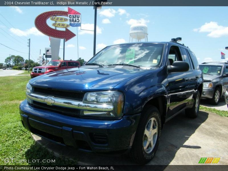 Indigo Blue Metallic / Dark Pewter 2004 Chevrolet TrailBlazer LS