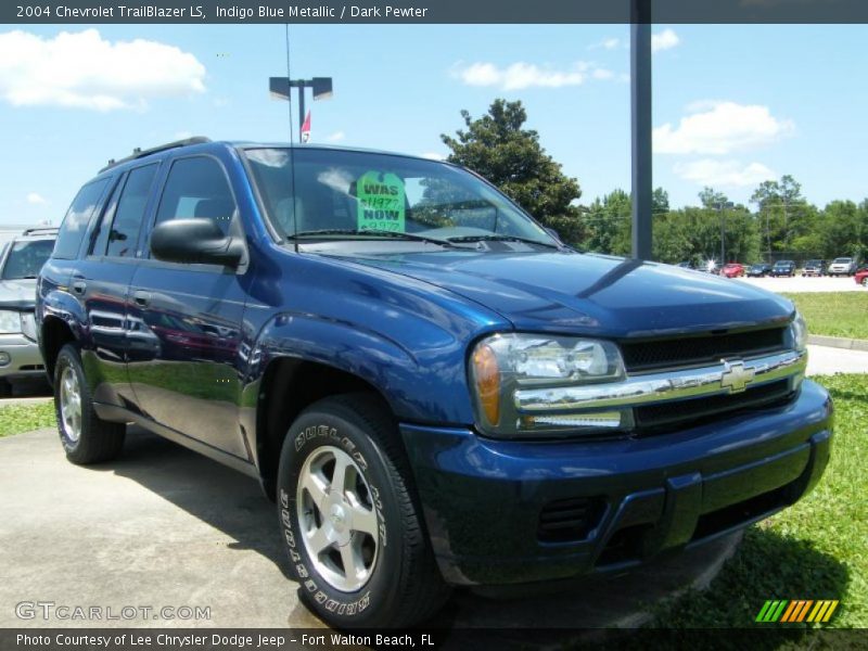 Indigo Blue Metallic / Dark Pewter 2004 Chevrolet TrailBlazer LS