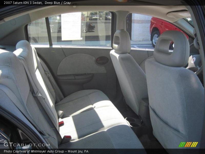 Deep Blue / Gray 2007 Saturn ION 3 Sedan