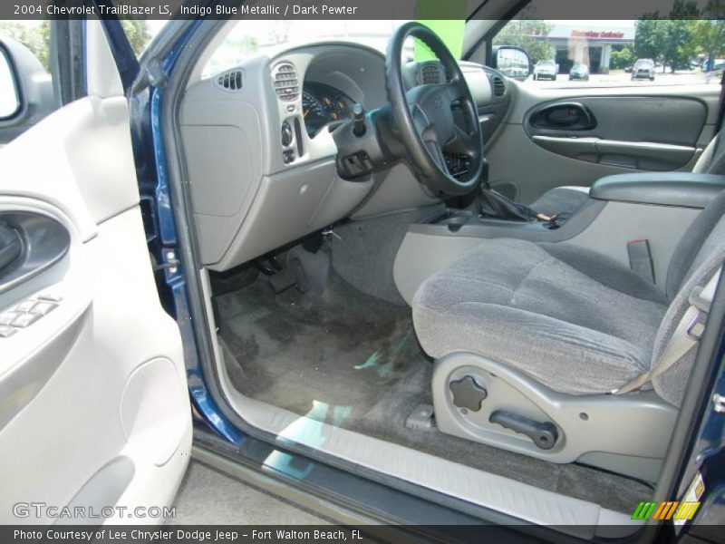 Indigo Blue Metallic / Dark Pewter 2004 Chevrolet TrailBlazer LS