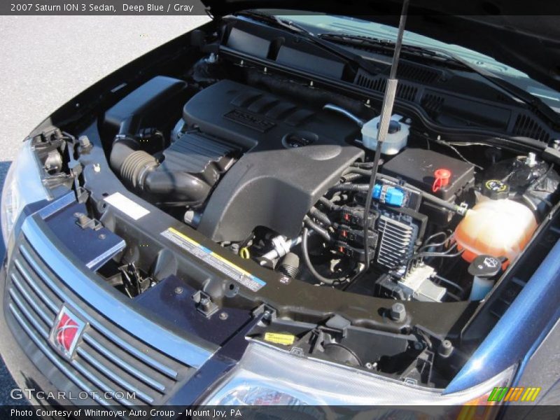 Deep Blue / Gray 2007 Saturn ION 3 Sedan