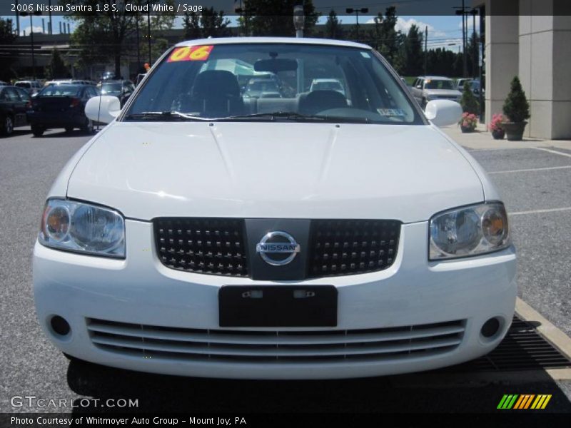 Cloud White / Sage 2006 Nissan Sentra 1.8 S