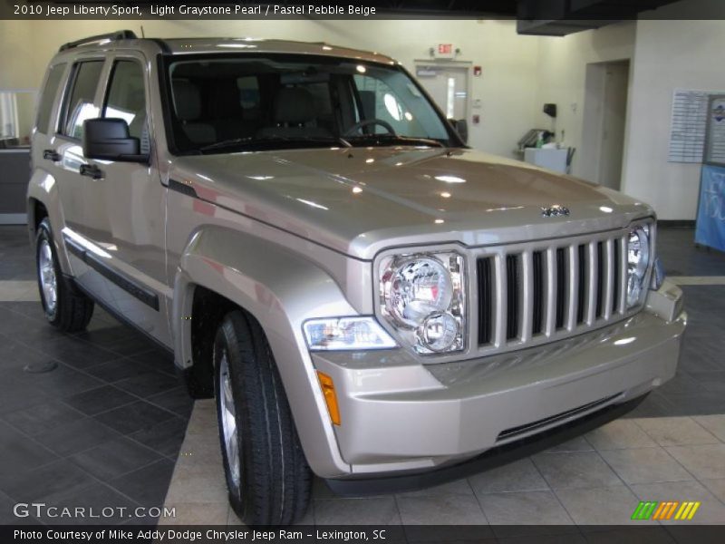 Light Graystone Pearl / Pastel Pebble Beige 2010 Jeep Liberty Sport