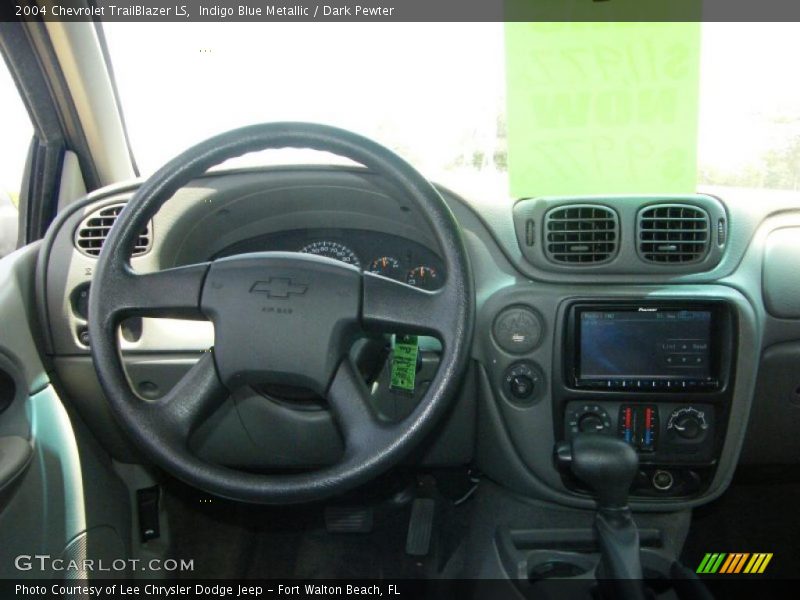 Indigo Blue Metallic / Dark Pewter 2004 Chevrolet TrailBlazer LS