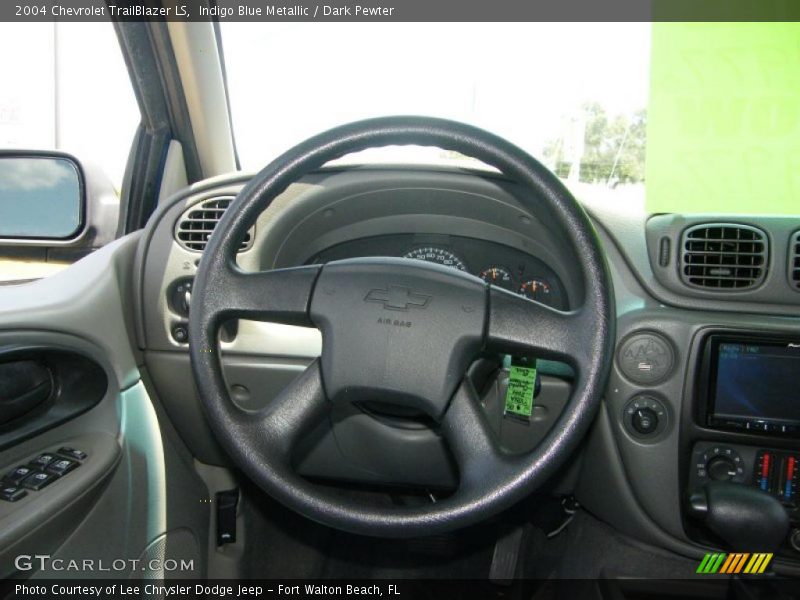 Indigo Blue Metallic / Dark Pewter 2004 Chevrolet TrailBlazer LS
