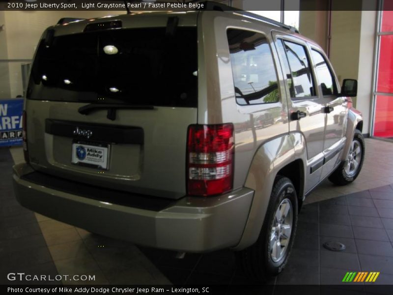 Light Graystone Pearl / Pastel Pebble Beige 2010 Jeep Liberty Sport