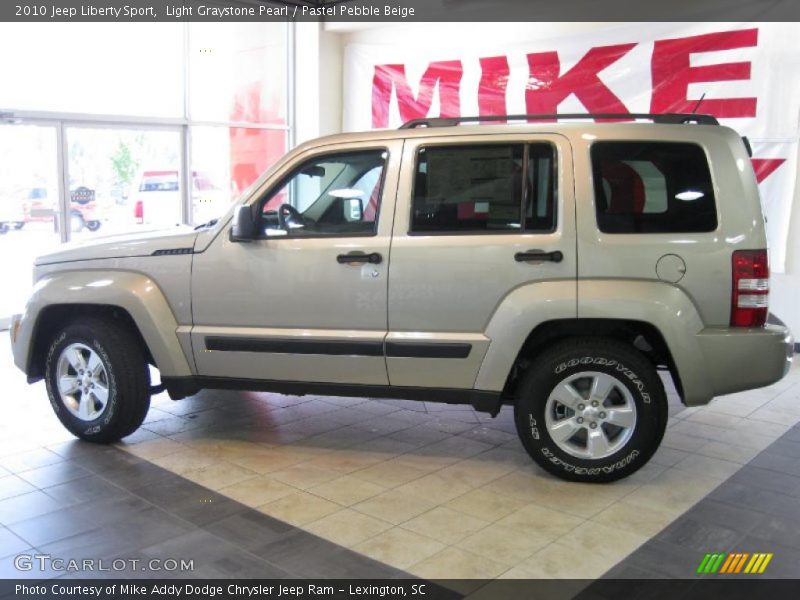Light Graystone Pearl / Pastel Pebble Beige 2010 Jeep Liberty Sport