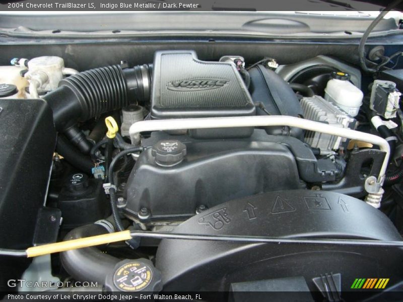 Indigo Blue Metallic / Dark Pewter 2004 Chevrolet TrailBlazer LS