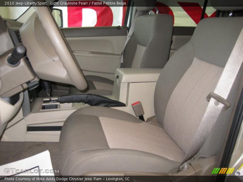 Light Graystone Pearl / Pastel Pebble Beige 2010 Jeep Liberty Sport