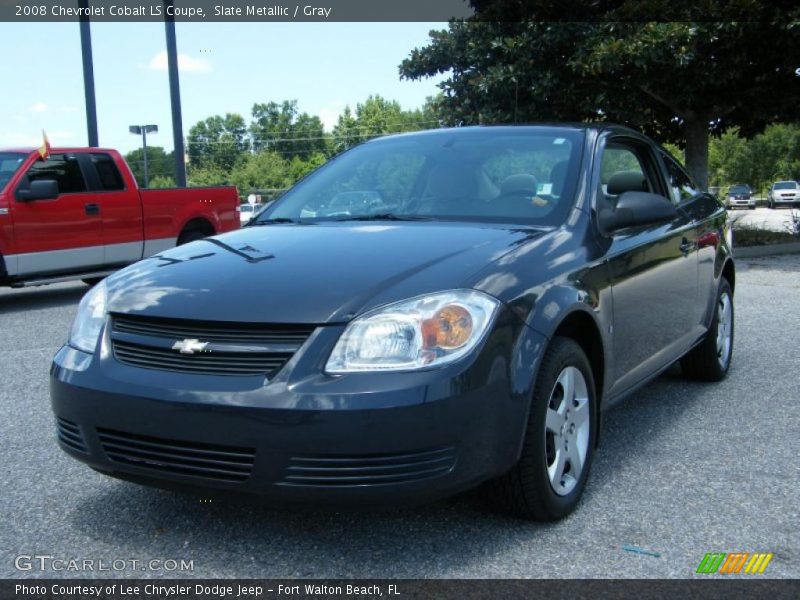 Slate Metallic / Gray 2008 Chevrolet Cobalt LS Coupe
