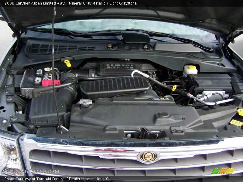 Mineral Gray Metallic / Light Graystone 2008 Chrysler Aspen Limited 4WD
