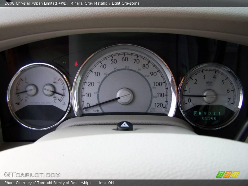 Mineral Gray Metallic / Light Graystone 2008 Chrysler Aspen Limited 4WD