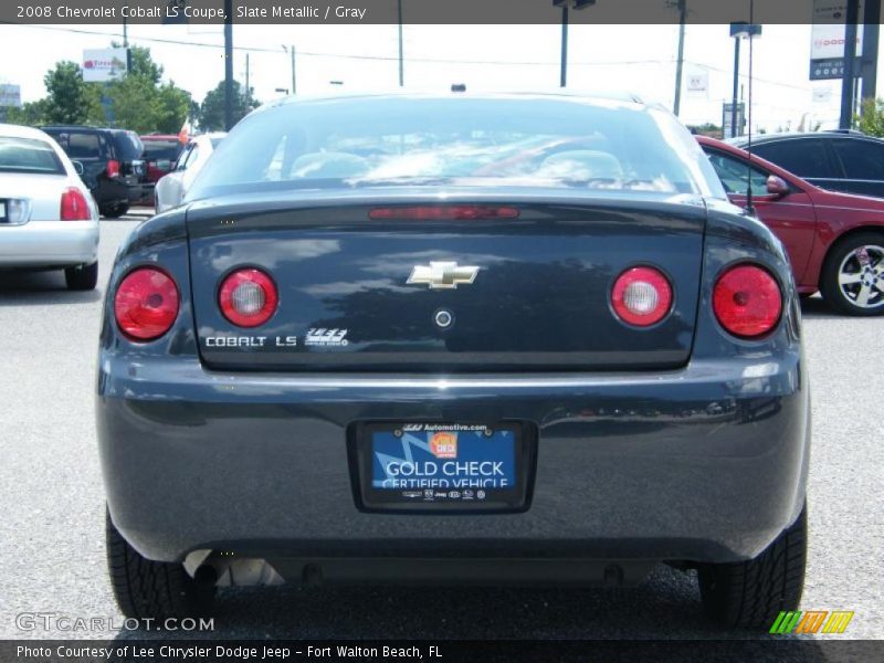 Slate Metallic / Gray 2008 Chevrolet Cobalt LS Coupe