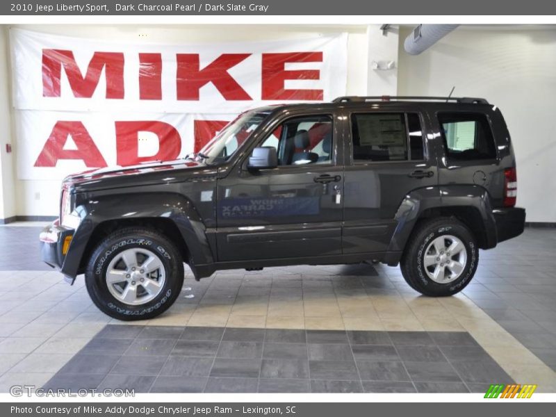 Dark Charcoal Pearl / Dark Slate Gray 2010 Jeep Liberty Sport