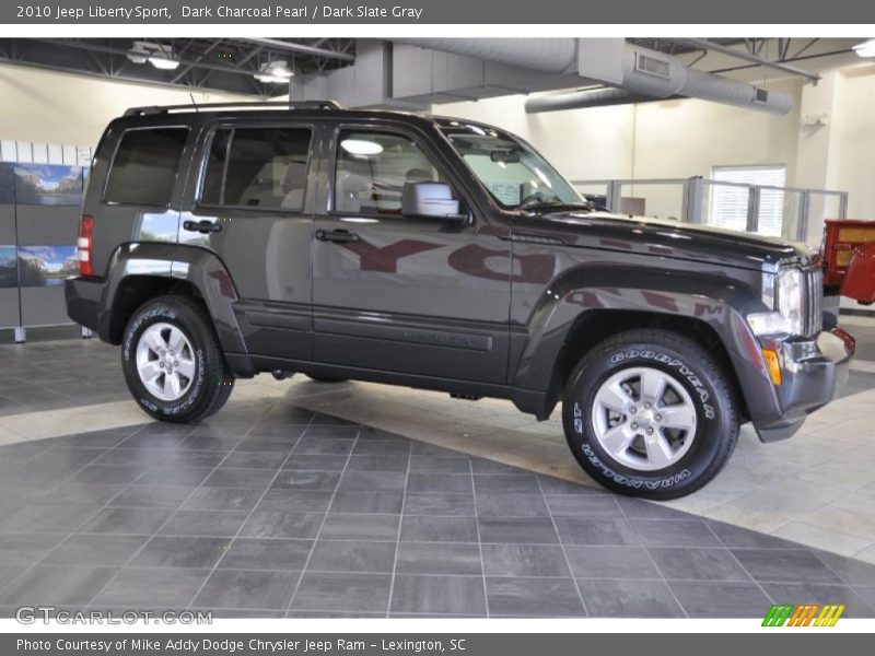 Dark Charcoal Pearl / Dark Slate Gray 2010 Jeep Liberty Sport
