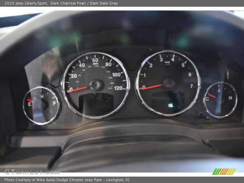 Dark Charcoal Pearl / Dark Slate Gray 2010 Jeep Liberty Sport